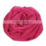 Polyester Scarves & Wraps Rectangle Silver Red Sequins Lady Scarf thumbnail-3