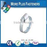 Made in Taiwan Stainless Steel Strong Stainless Steel Hose Clamps Thin Hose Clamp German Type thumbnail-2