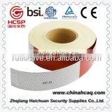 White Red DOT-C2 Conspicuity Reflective Tape for Trucks and Trailers