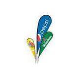 Portable Promotional Outdoor Advertising Flying Banners , Display Flag