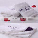 100% Cotton Luxury 5 Star Hotel White Towels for Bath thumbnail-1