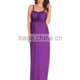 Hot Sale Spaghetti Strap Maternity Dress,latest Maternity Dress Pleated Designs, Maternity Clothing Wholesale thumbnail-3