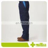 Black Elastic Band Workwear Cargo Pants With Pockets thumbnail-5