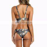 New Sexy One Piece Women Floral Bikini Swimwear Wholesale thumbnail-2