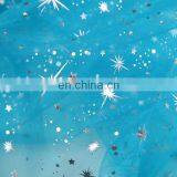 2015 New China Products For Sale White Snowflake Printed Gilding Organza thumbnail-1