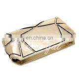 Elegant Geometric Print and Chain Design Women's Clutch Bag thumbnail-3