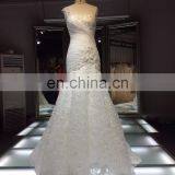 1A179 Charming Ruffle Mermaid Small Train Wedding Gown Beaded Sweetheart Backless Spaghetti One-shoulder Wedding Dress 2016 thumbnail-2