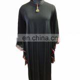 Dubai Burkha Designs 2017 / Arabic Islamic Wear Abaya 2017 / Plain Strip Abhaya Burqa (dubai Abaya 2017) thumbnail-1