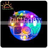 LED Flashing Blinky Light up Badges With CPSIA Certificate