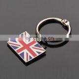 British Union Jack Flag UK Flag Souvenir Metal Keychain for Souvenir/promotion Gift