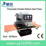 Pneumatic Double Station Heat Press Machine