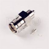 Straight 4.3/10 Mini DIN Female Jack Solder RF Coaxial Connector for Rg402 141'' Cable thumbnail-2
