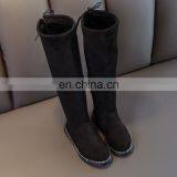 Kids Knee Length Martub Boots Children Glossy Pu Leather Shoes Flat Girls Kids Long Martin Boots For Fall Winter thumbnail-3