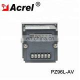 LCD Digital Display Panel Meter, Voltage Multifunction Energy Power Meter With RS485 Modbus ACREL PZ96L-AV thumbnail-3