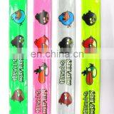 Silicone Reflective Snap Bracelets Plastic Armband Reflective Slap Bracelets thumbnail-5