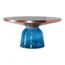 Round Coffee Table With Stools Sebastian Herkner Gray Purple Blue Yellow Green Colorful Coffee Table