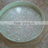 Round Mother of Pearl Tray