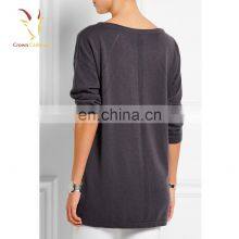 Women 100 Cashmere Oversized Pullover Sweaters thumbnail-2