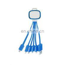 Горячая продажа: цветной светодиодный USB-кабель для зарядки телефона с вашим логотипом