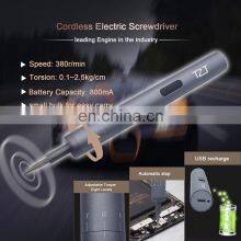 Cordless Electric Screwdriver 3.7V Lithium Battery Rechargeable Electric Screwdriver With 8 Bits Set thumbnail-5