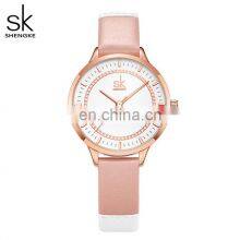 Shengke 9026 Latest Girls Quartz Watches Small Case Scale Waterproof Fashion Watches Ladies Simple thumbnail-2