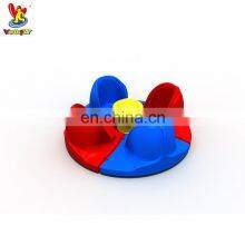 Outdoor Plastic Children Playground Rotating Equipment for Backyard