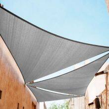 Sun Shade Sail Shade Net Patio Shading Cloth Garden Awning Outdoor Sun Shelter Waterproof Canopy Sand Grey Black Green Blue thumbnail-3