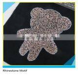 Hot Fix Applique Motif Customize Size Glass Crystal Cute Dog Design For Bags thumbnail-2