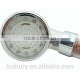 Chrome ABS LED Water Saving Shower Head thumbnail-3