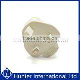 Bespoke Double USB White / Green Wall Power Adaptor thumbnail-2