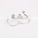 2016 New China Factory Direct Wholesale Fashion Jewelry Ring 925 Sterling Silver Fashion Double Women Ring Set thumbnail-2