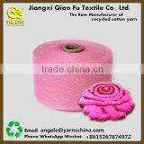 Factory price high quality cone tube open end blended yarn regenerated cotton polyseter carpet yarn