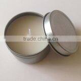 Silvery Scented Tin Candle With String Containers thumbnail-5