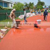 Full polyurethane spray coating running track, polyurethane flooring materials