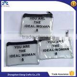 Wholesale Custom Printed Jewellery Clear Stitching Bag