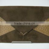 China MANUFACTURE Women Lady Suede Clutch Bag