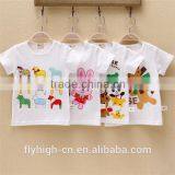 Round Neck Kids t Shirt Custom Cotton t Shirt Children thumbnail-5