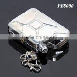 5oz Stainless Steel Portable Kettle Five Ounce Oilcan Keychain 150ML Metal Travel Wine Pot Hip Flask thumbnail-1