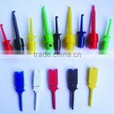 SMD IC Single Hook Clip Grabbers Test Probe Cable for Multimeter Wire Lead