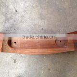 Freesanding Cast Iron Bath Tub With Oak Cradles 57" thumbnail-5