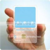 Clear PVC card with contact smart card