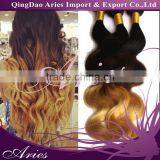 Grade 7A Peruvian Virgin Hair Body Wave Three 3 Tone Ombre Hair Extensions Unprocessed Peruvian Body Wave Virgin Hair thumbnail-5