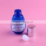 70ml Plastic Gold Electrochemical Aluminum Cover Blue Fat Belly Bottle thumbnail-2