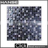 SD020 Hot Sale 15*15 Square Stone Mix Glass Backsplash Tile Mosaic thumbnail-1