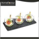 Competitive Manufacturer Durable Slate Tapas Dishes thumbnail-1