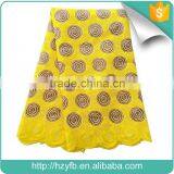 2016 High Quality Navy Blue Lace Fabric for Africa/african Embroidery Lace Fabric thumbnail-3