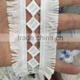 145yards 2'' Wide Venise Cotton Lace Trims Tassel Eyelet Fabric For Garment Accessory DIY Craft Supply Wholesale thumbnail-2