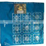 Bright Yellow African Styles Head Tie / Flowers Patterns Sego / Classical Nigerian Gele Fabric Quality Choice thumbnail-4