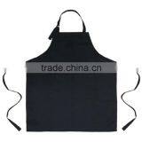 Wholesale Cheap Price Custom Made Logo Black Kitchen Aprons Sale thumbnail-1
