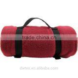 2016 Good Quality Plain Color 100%Polyester Polar Fleece Blanket thumbnail-1